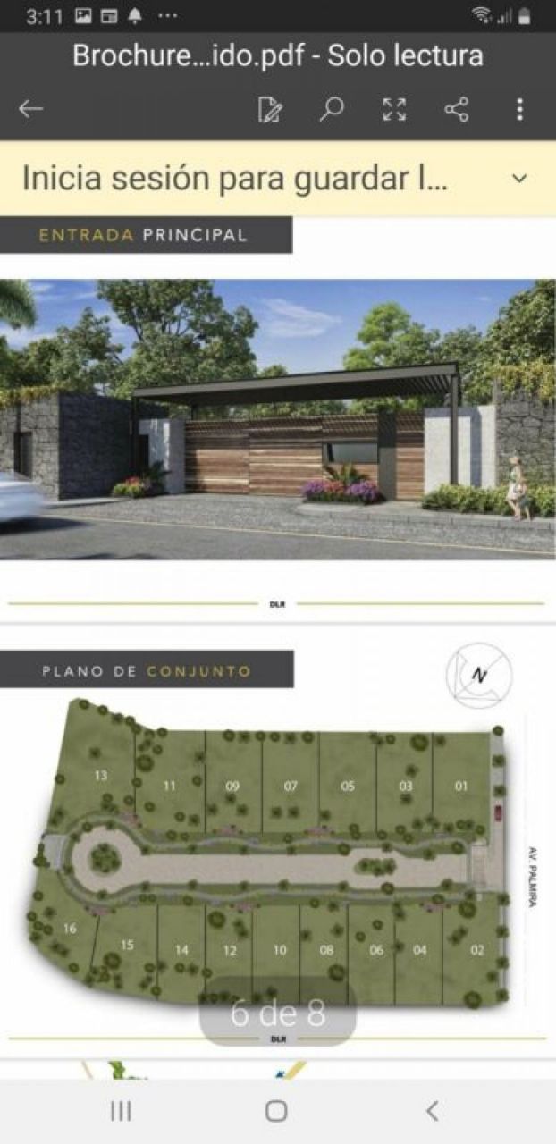 Terrenos en Fracc. Real Palmira