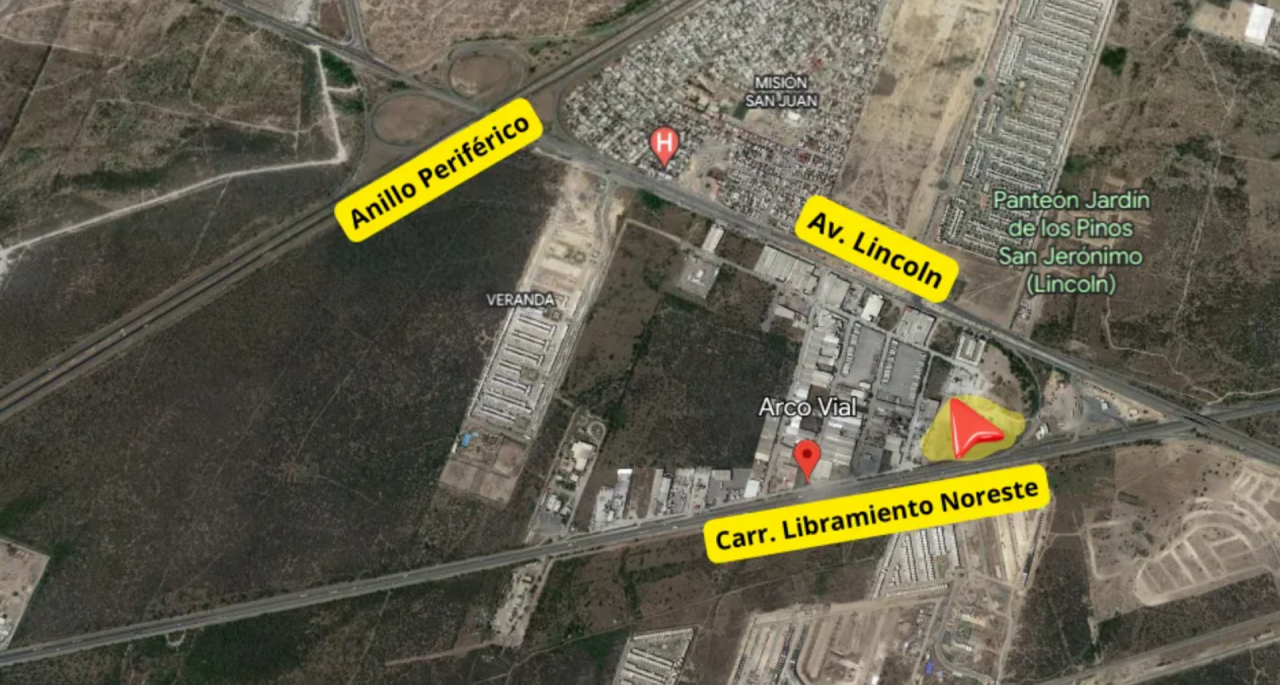 TERRENO EN RENTA ARCO VIAL