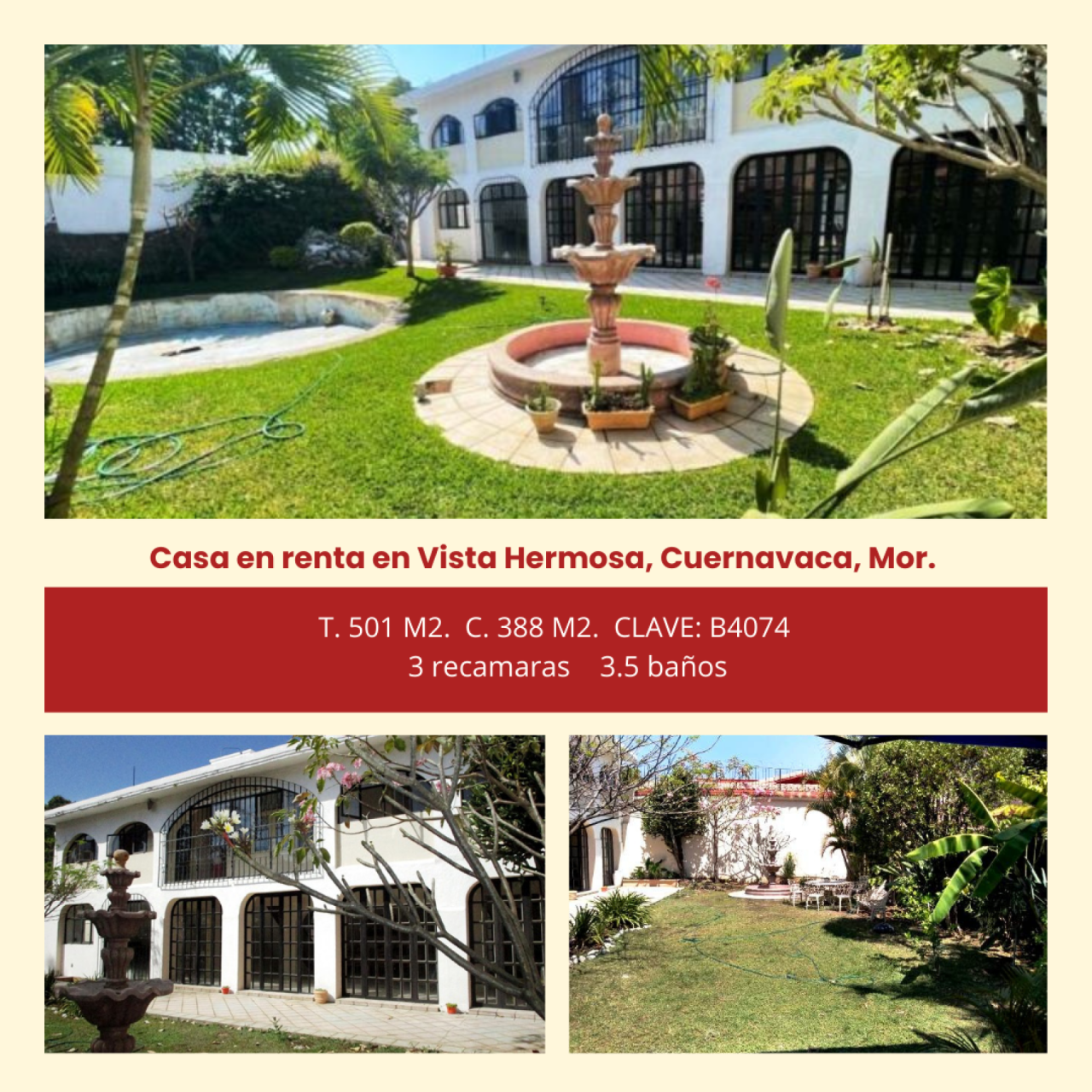 Casas en Vista Hermosa