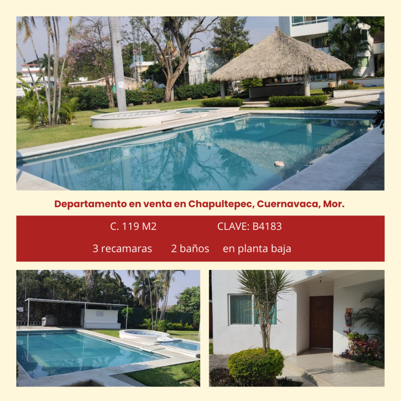 Departamentos en Chapultepec