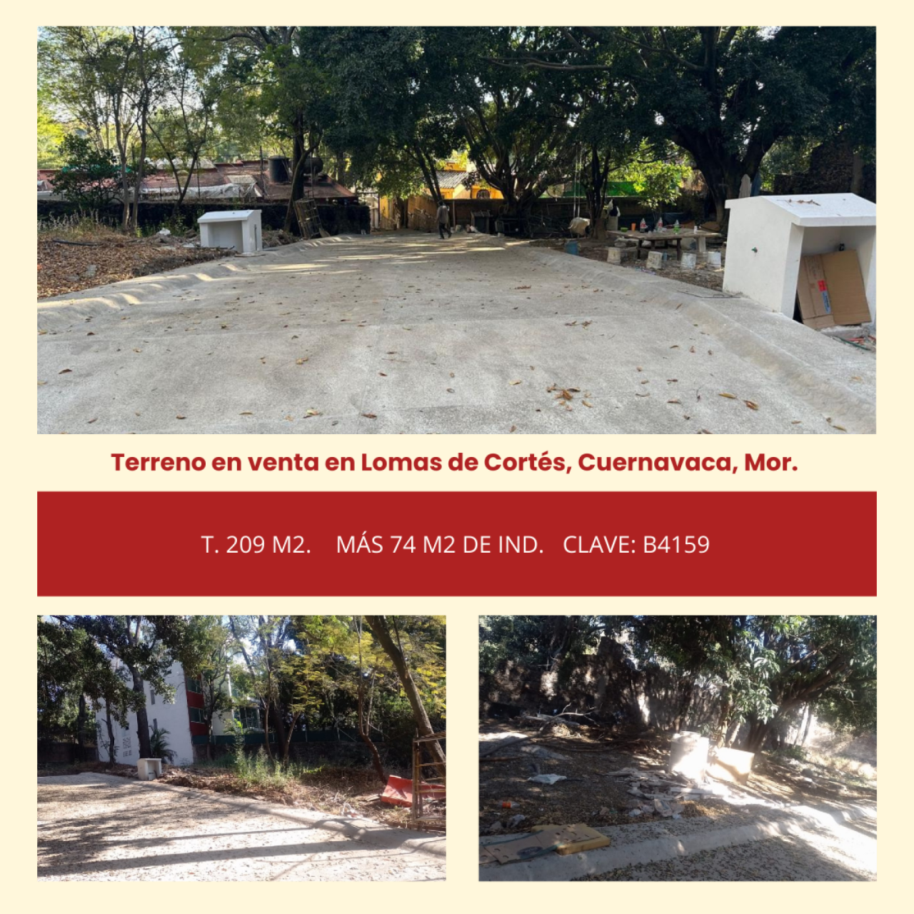 Terrenos en Lomas de Cortes