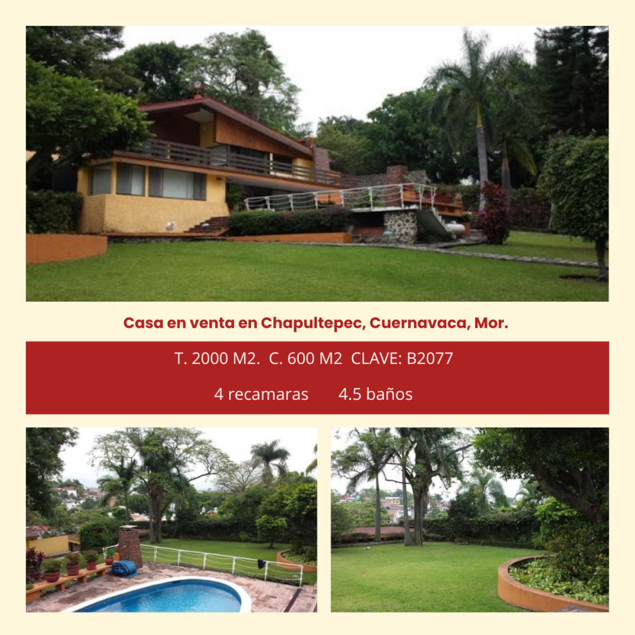 Casas en Chapultepec