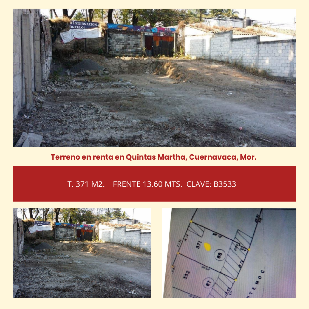 Terrenos en Quintas Martha