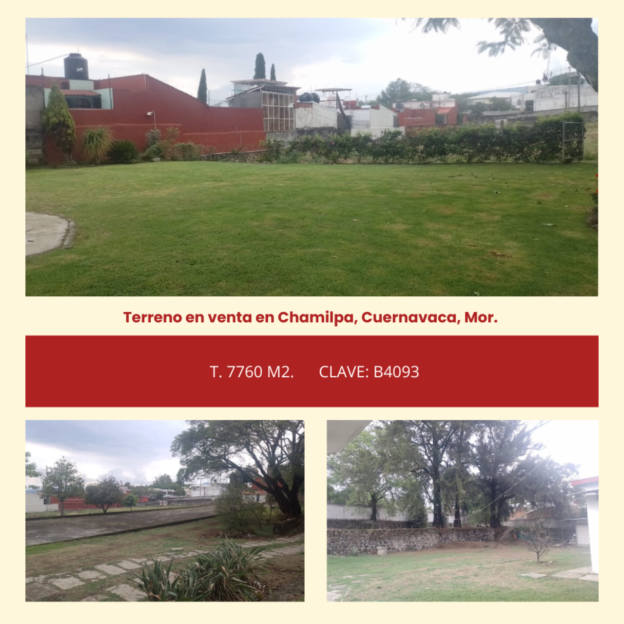 Terrenos en Chamilpa