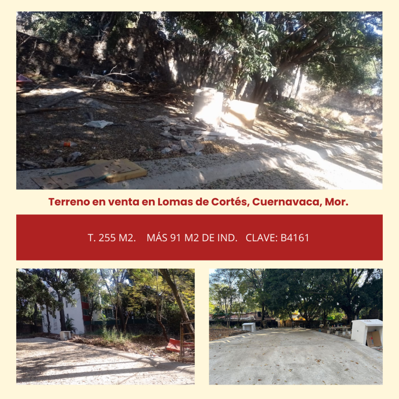 Terrenos en Lomas de Cortes