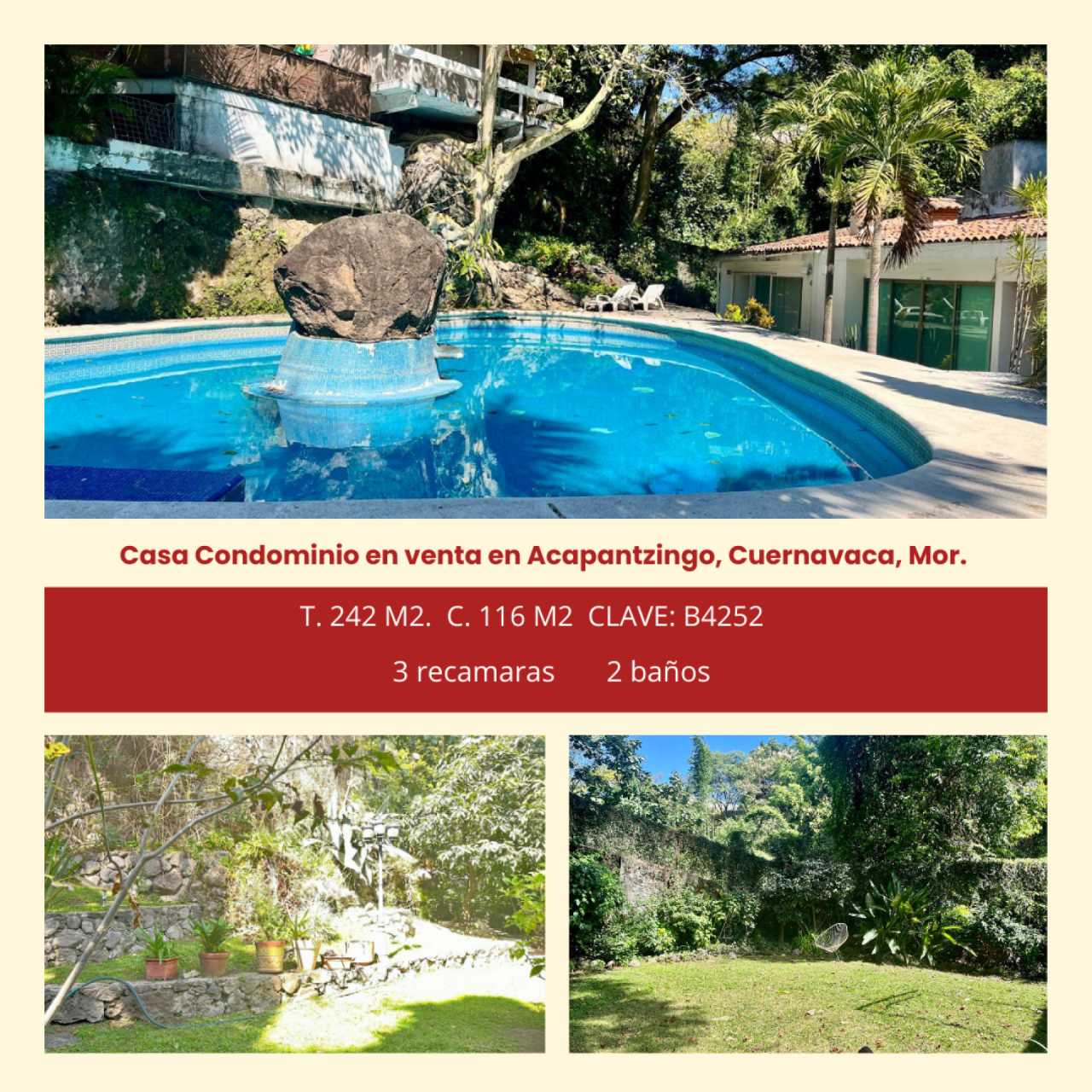 Condominios en Acapantzingo